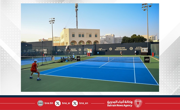 انطلاقة قوية ومباريات مثيرة في افتتاح النسخة الخامسة من بطولة البحرين المفتوحة ATP تشالنجر للتنس